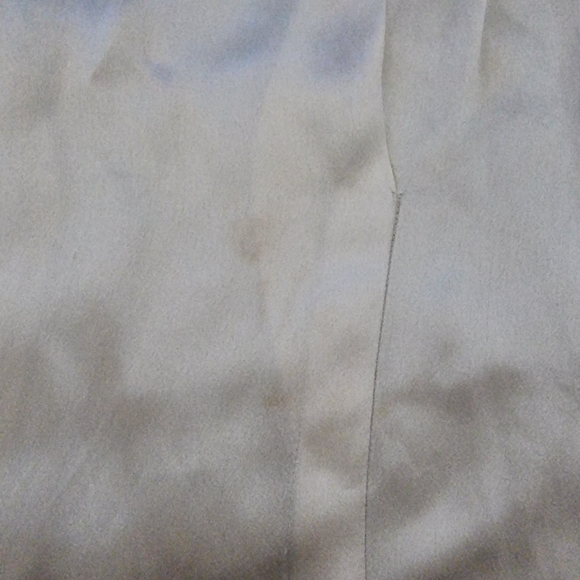 Women's vintage pearl white satin top size 36 - Picture 9 of 14